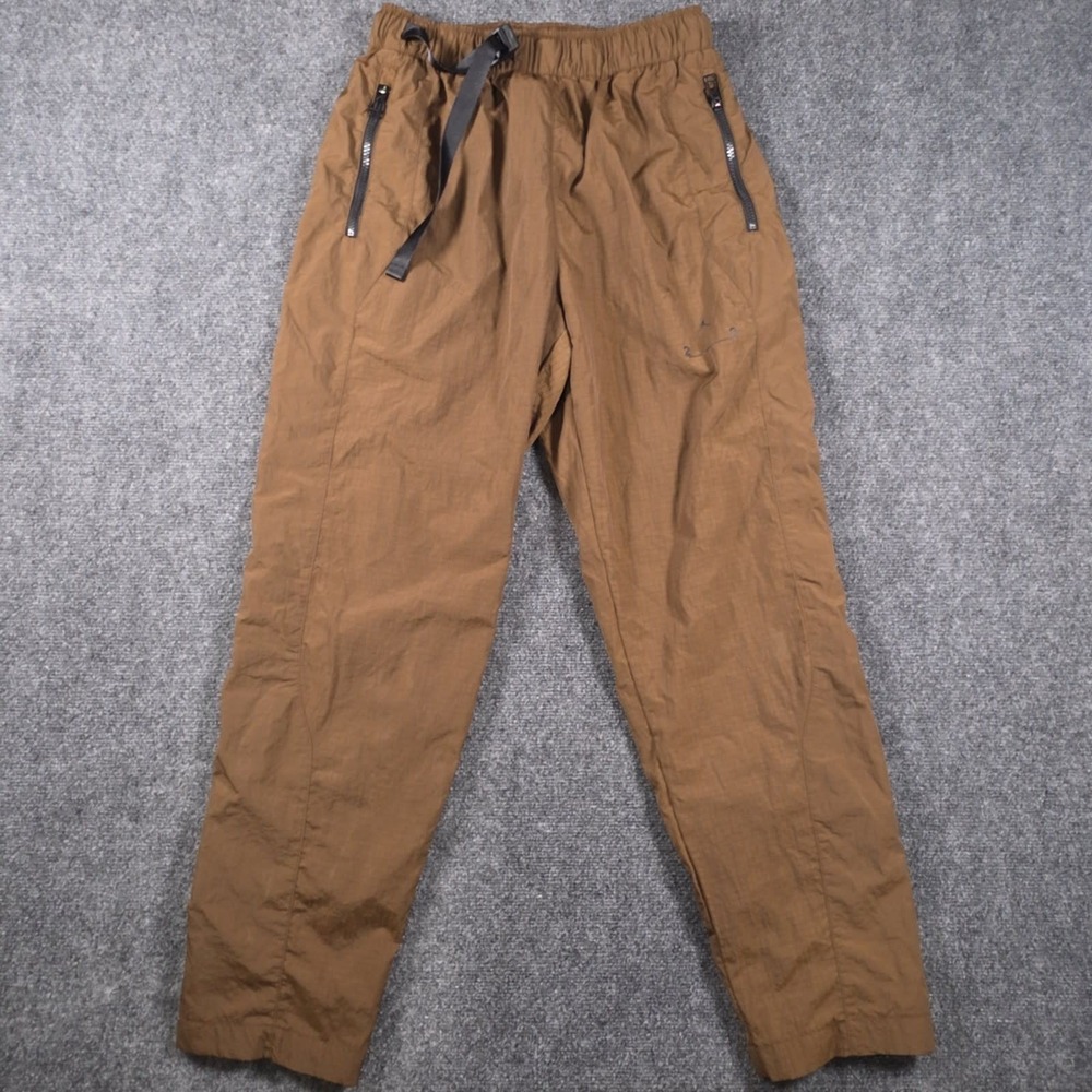 Nike Jordan 23 Engineered Woven Pants Mens M Brown Zip Pockets Lightweight